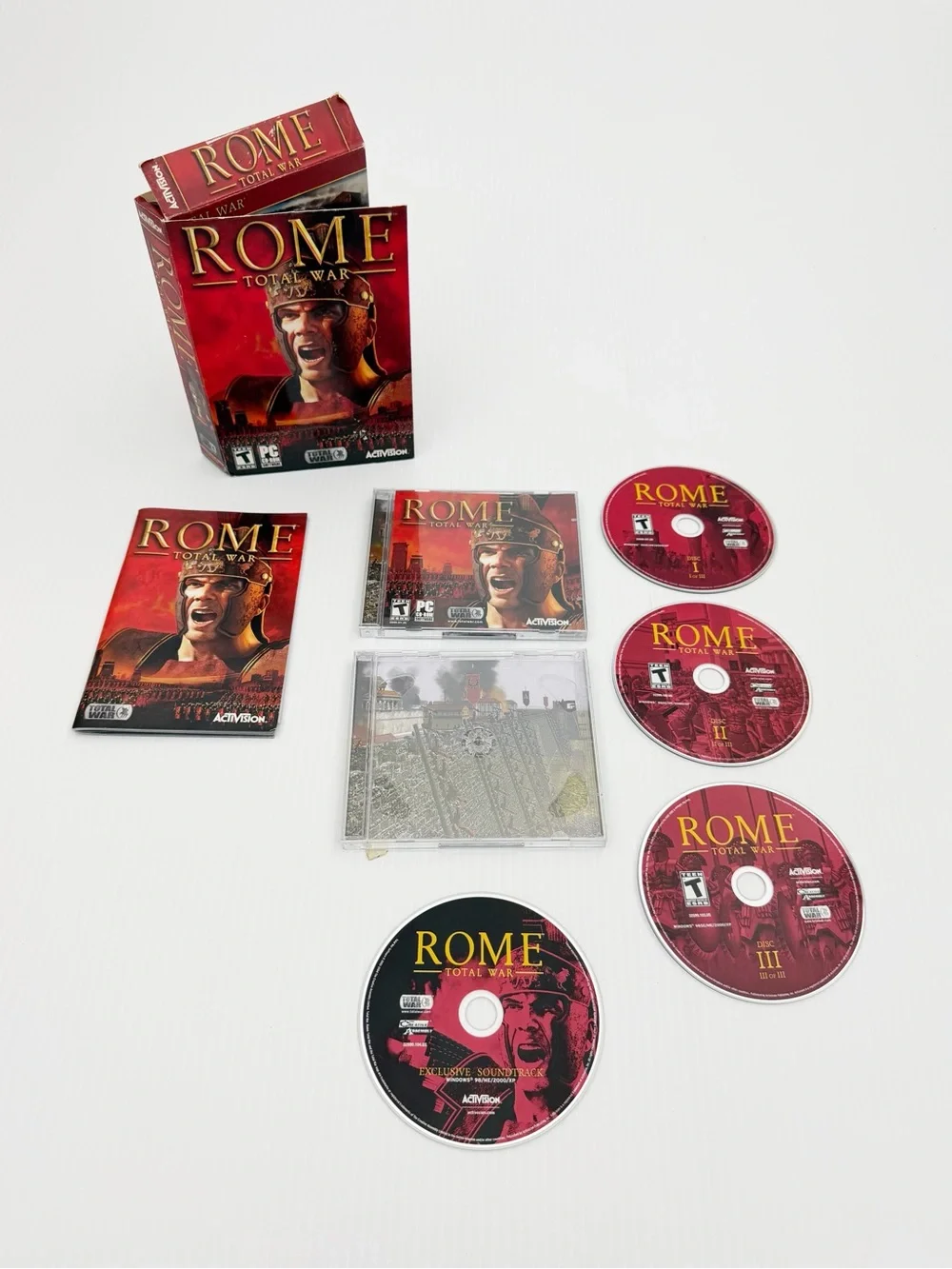 Total War Rome Big Box Set Video Game for Microsoft Windows PC